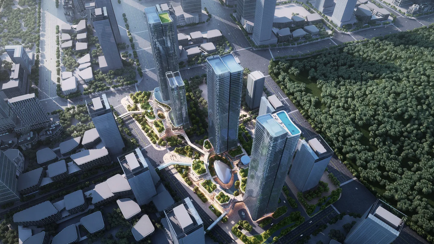 Architectural visualization rendered in Lumion
