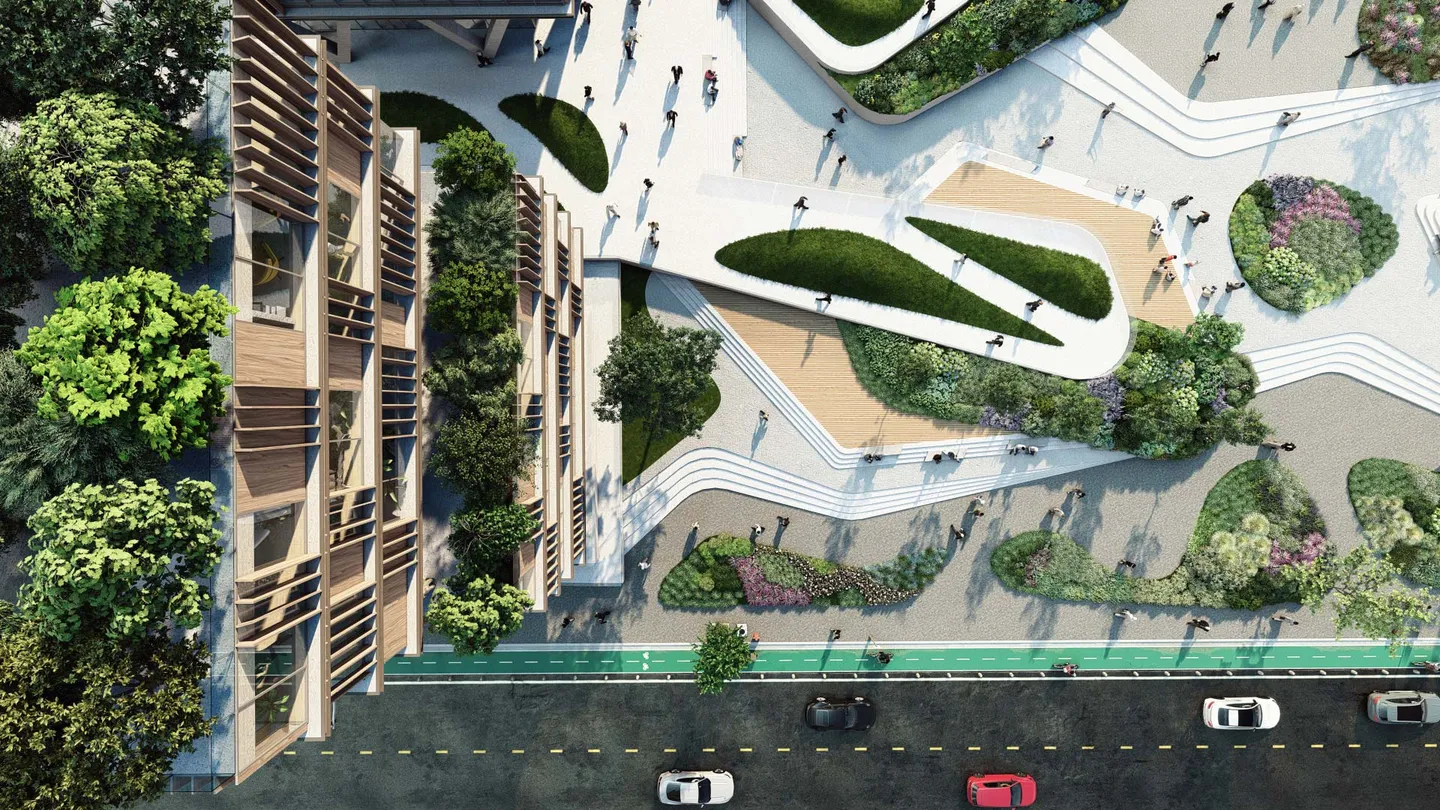 Architectural visualization rendered in Lumion